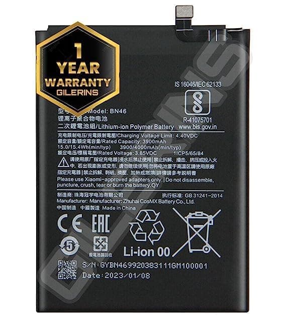 Original BN46 Battery for Redmi 7 / Note 8 / Note 6 / Y3 Battery with 1 Year Warranty**** (SEP094)