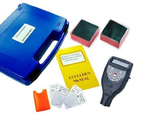 Gowe Digital Coating Thickness Gauge Meter With Built-in N and FN probe Paint Iron 0-1250um / 0-50mil Range