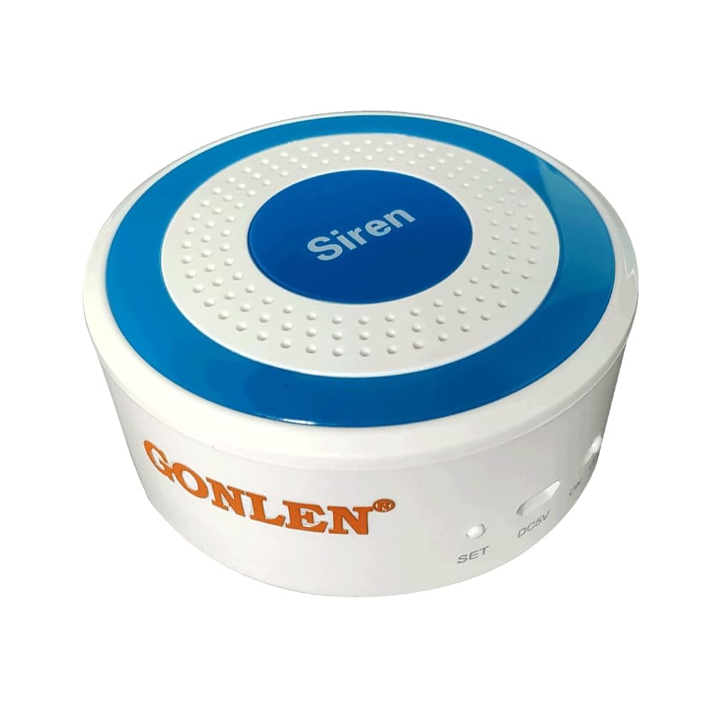Wireless Strobe Siren Indoor with Backup Battery only Work for KONLEN Voice LCD WiFi GSM Alarm System