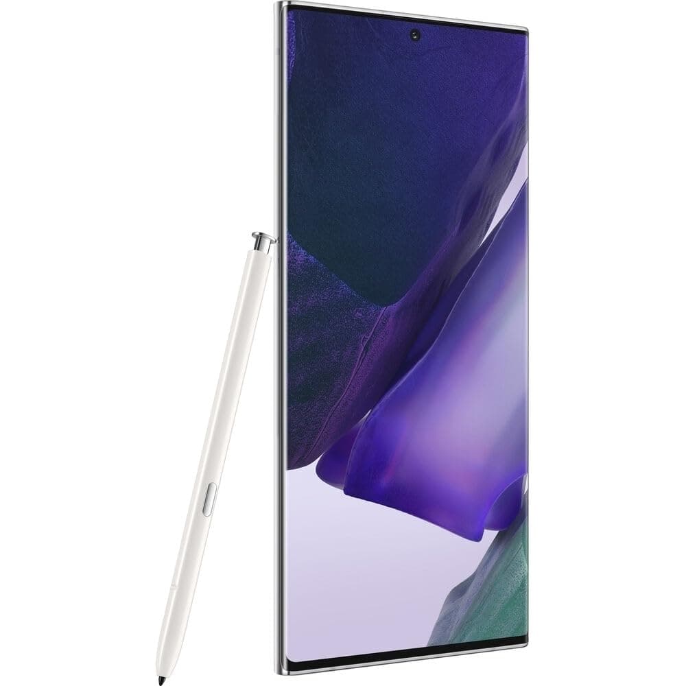Samsung Galaxy Note 20 Ultra 5G, 128GB, Mystic White - Unlocked (Renewed)