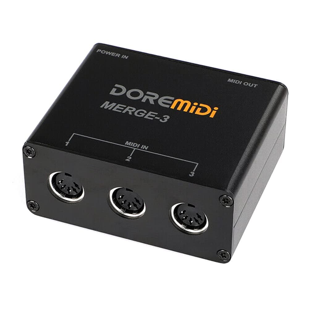 DOREMiDi MIDI Merge-3 MIDI Input 2 MIDI Output Support USB Power MERGE-3