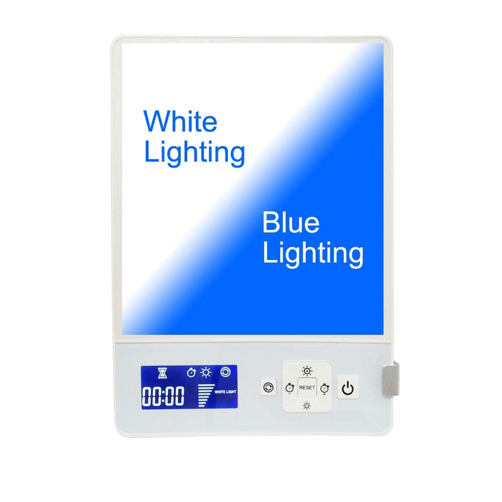 10,000 lux Light Therapy Lamp With Customizable Blue/White Light Intensity,Timer,Full Spectrum-10000Lux Light Therapy Box