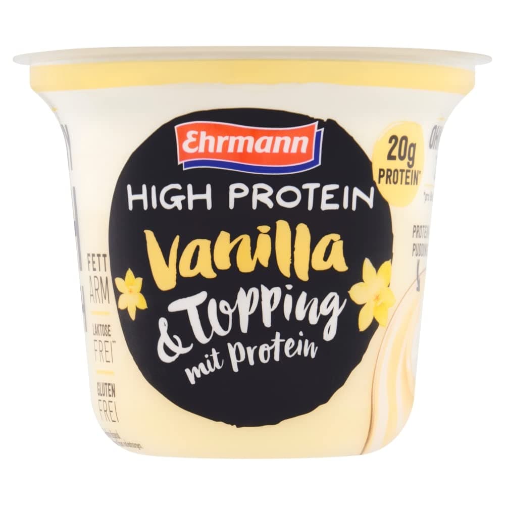 Ehrmann High Protein Vanilla & Topping 200g