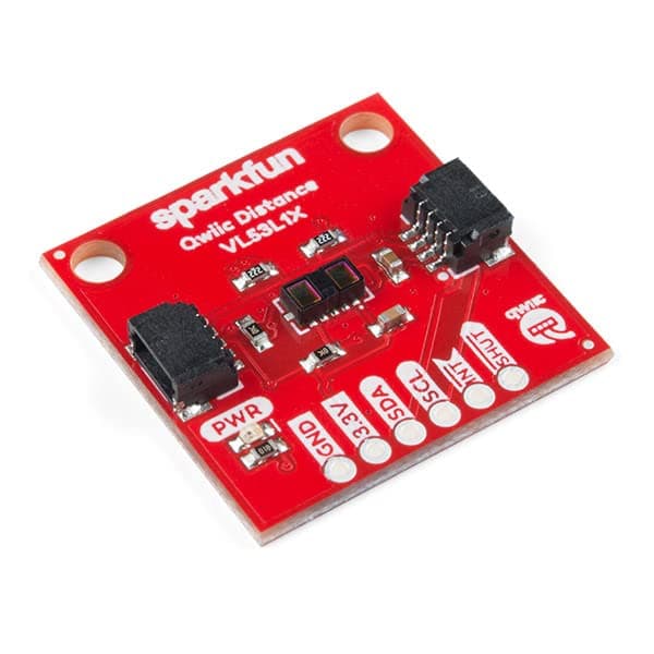 Distance Sensor Breakout - 4 Meter, VL53L1X - (Qwiic) - Next Generation ToF Sensor Module - Operating Voltage 2.6V - 3.5V - 1mm Precision - +/-5mm Accuracy - Minimum Read Distance 4cm