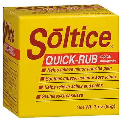 Soltice Soltice Quick Rub Topical Analgesic - 3 oz (Pack of 2)