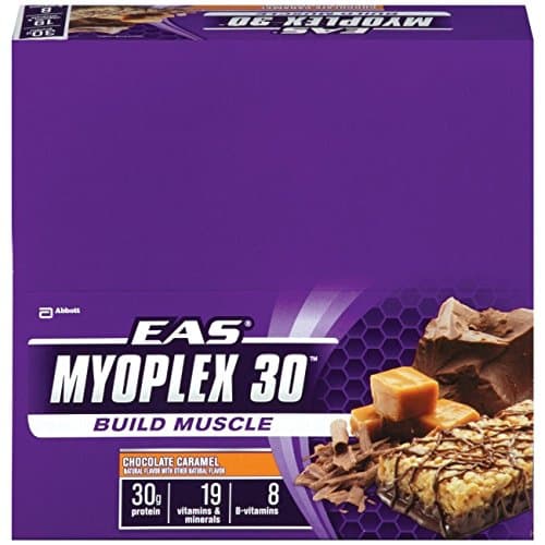 EAS MyoPlex 30 Bars Chocolate Caramel, 6 Count