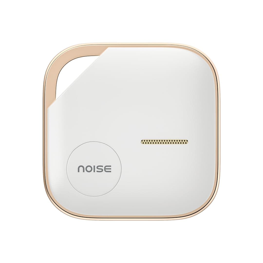 Noise Tag 1: Global Item Tracker Compatible with Android Google Find My Device & Apple Find My Network, 90dB Ring Volume, 30M Outdoor Range,1 Year Battery,Tracking for Keys, Wallets & More (Ivory)