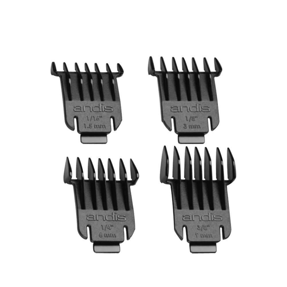 Slimline Pro Li D8 T-Blade 4 Attachment Combs Set, Black