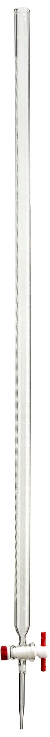 Kimble 17027F-100 100mL Class A Serialized and Certified Burette, with PTFE Stopcock and Dust Cap