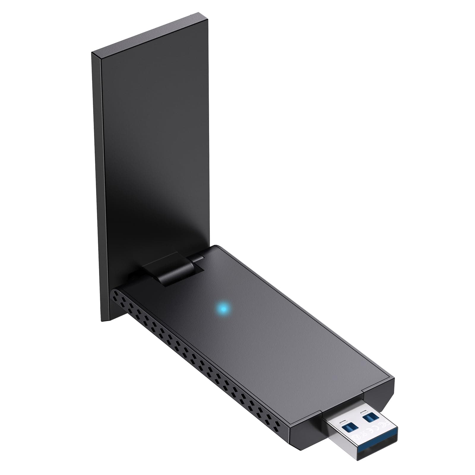 AX1800 USB WiFi Adapter for PC, Wireless Network Adapter for Desktop with 2.4G/5G, WiFi Dongle, USB 3.0, Supports Windows 11/10, AX1800Mbps, Plug and Play, with Driver, Maxuni