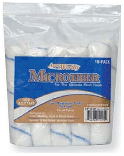 Arroworthy Microfiber 6.5" W x 3/8" Mini Paint Roller Cover 10 Pk. - Case of: 1