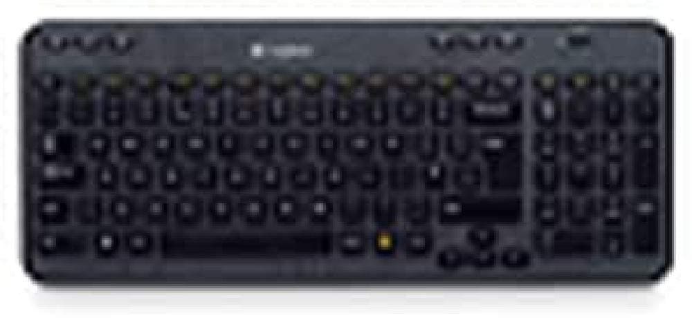 Logitech K360 Compact Wireless Keyboard for Windows, QWERTY US International Layout - Black