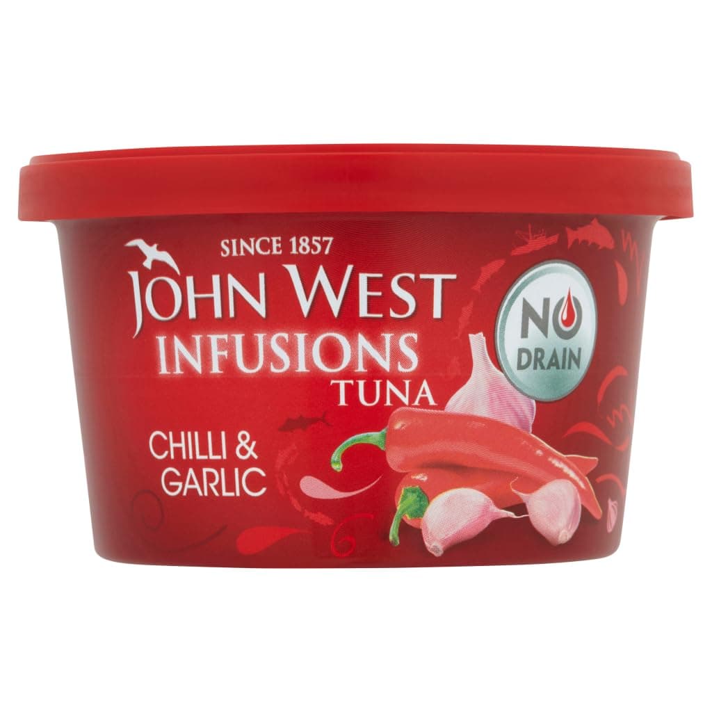 John West Infusions Tuna, Chilli and Garlic, 80g