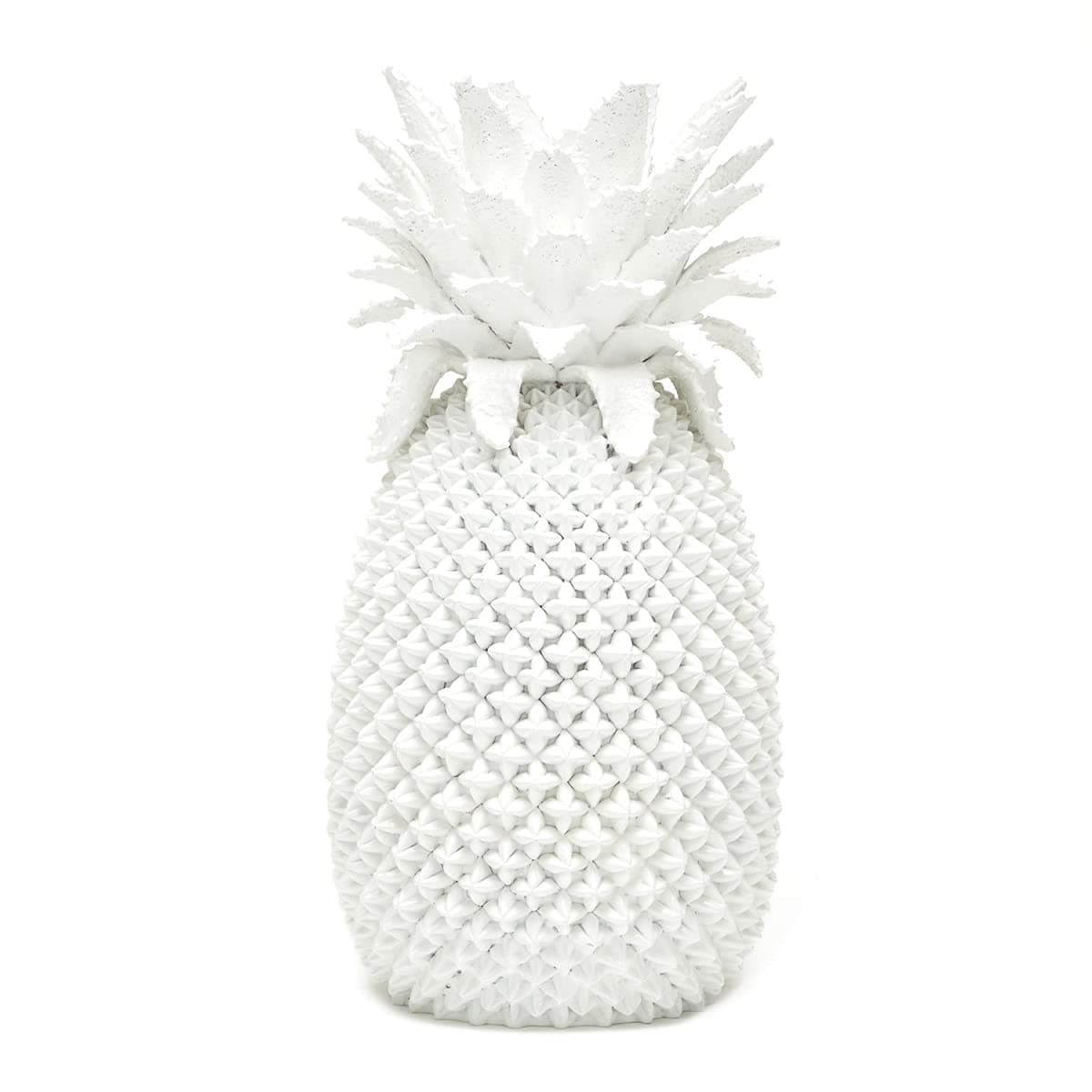 Two's Company White Pineapple Decorative Vase