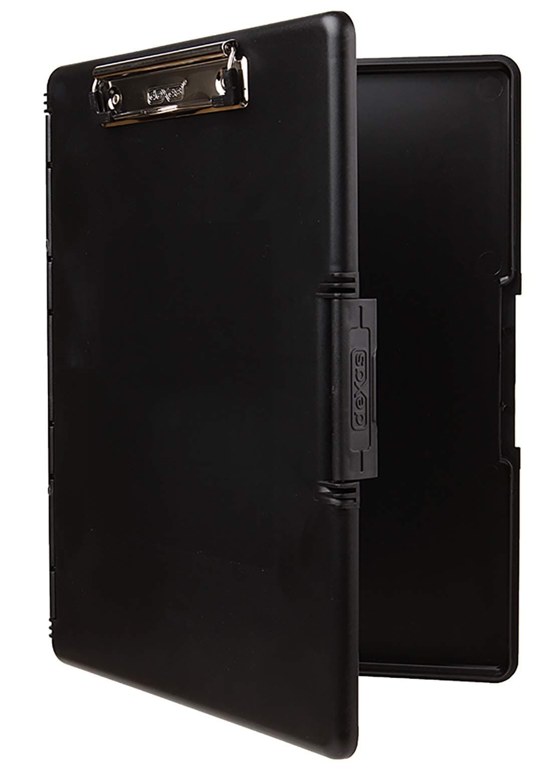 Dexas 3517-91 Slimcase 2 Storage Clipboard with Side Opening, Black. Organize in Style for Home, School, Work, or Trades! Ideal for Teachers, Nurses, Students, Homeschooling, and Beyond.