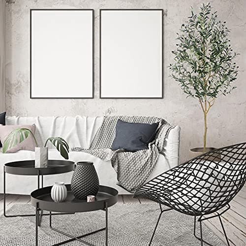 Phimos Artificial Olive Tree Tall Fake Potted Olive Silk Tree with Planter Large Faux Olive Branches and Fruits Artificial Tree for Modern Home Office Living Room Floor Decor Indoor (6.23FT)