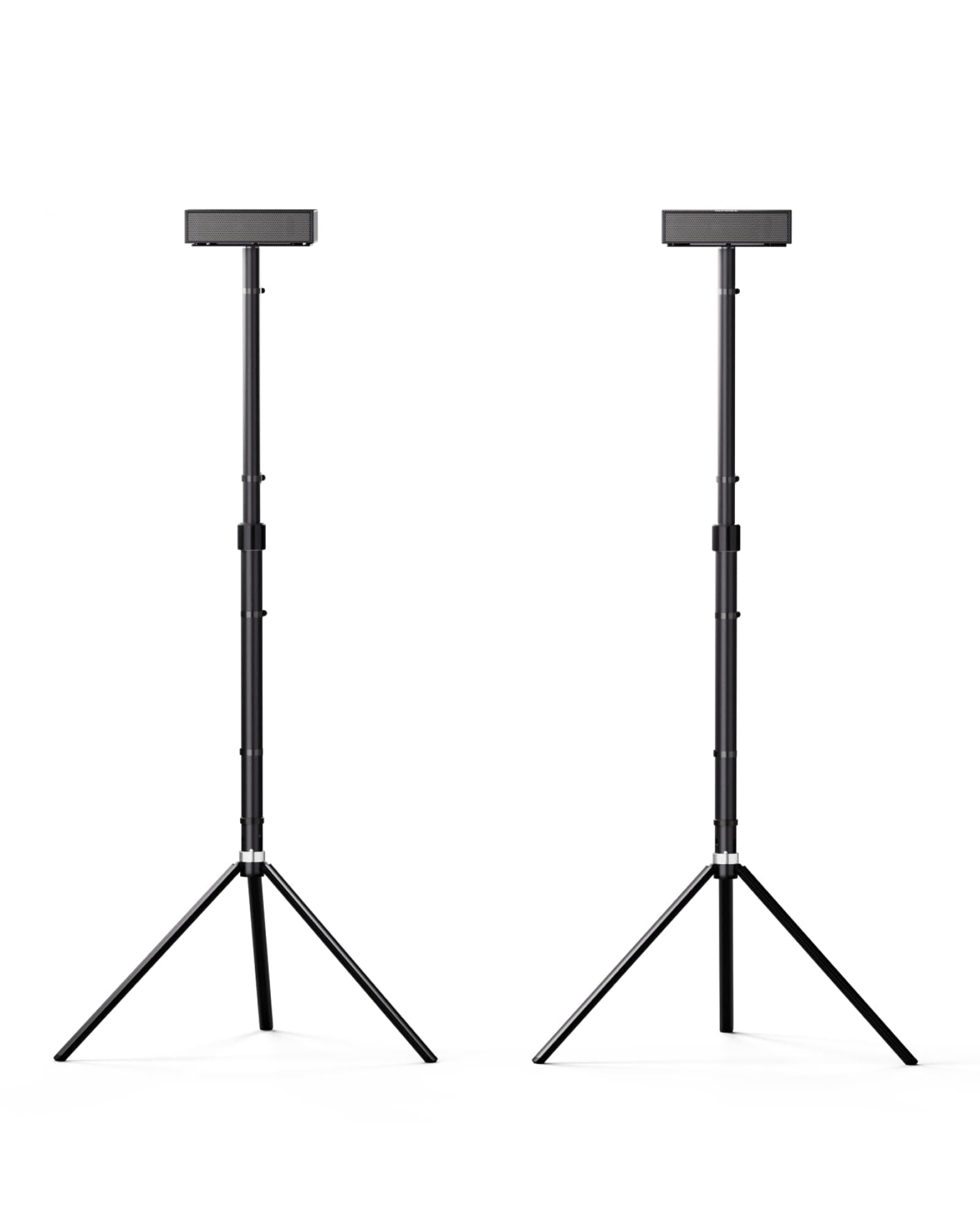 Speaker Stands Pair, Adjustable Height Speaker Stands for Nova S80, Extends 24.4" to 36.6" for Optimal Ear Level, Speaker Stands for Surround Sound, Floor Standing Speaker Holder, Steady S80