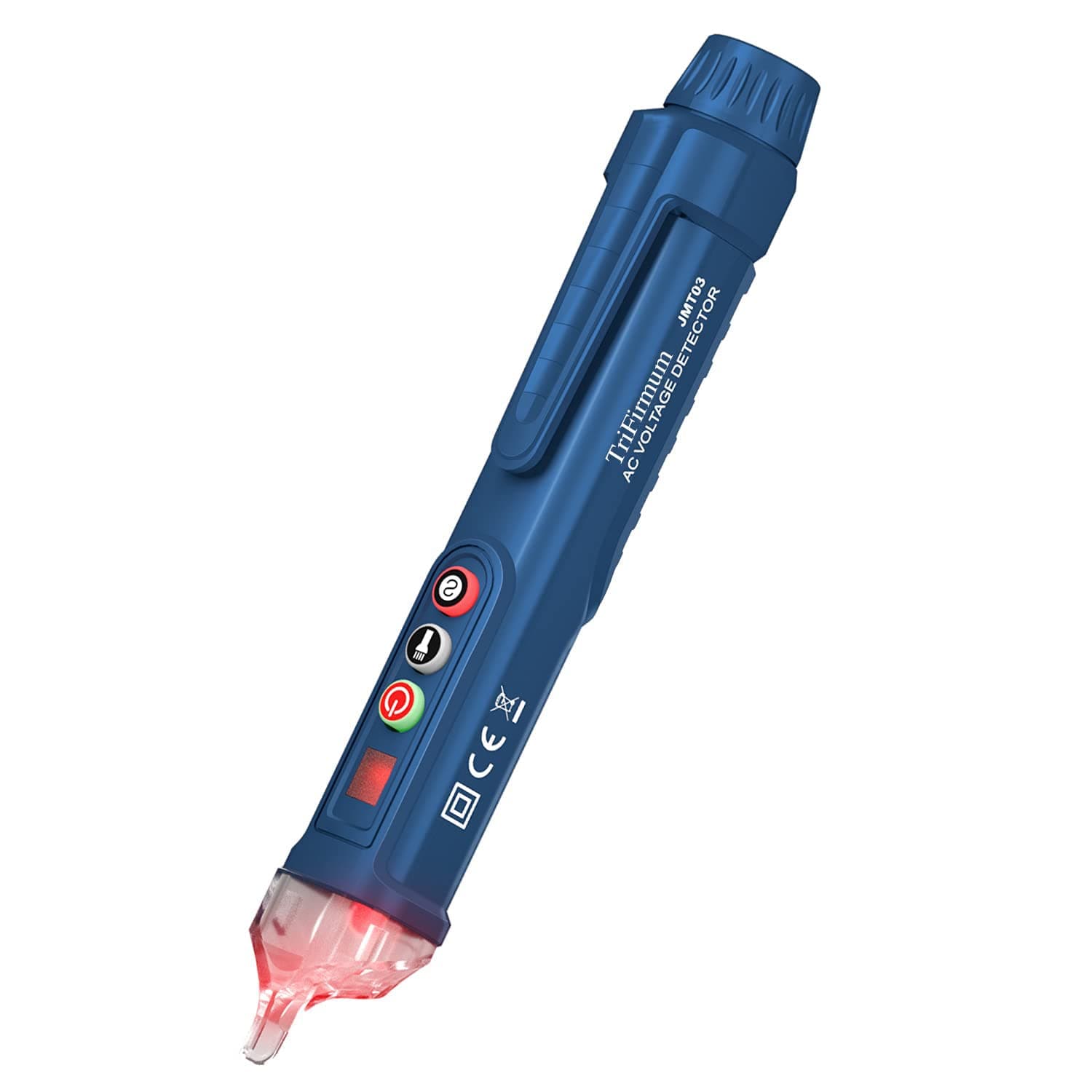 Non-Contact Voltage Tester,Electrical Voltage Detector Pen Null/Live Wire Tester Breakpoint Finder Voltage Measuring Tool Dual Range AC 12V/48V-1000V
