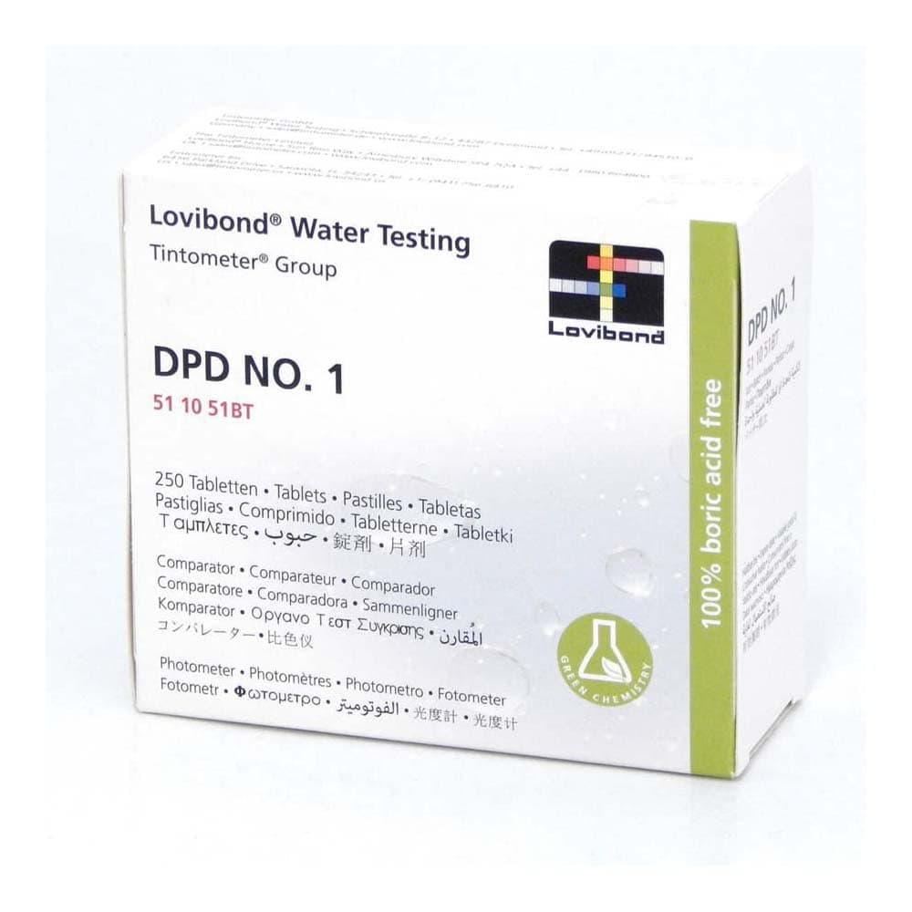 Tintometer Lovibond DPD No.1 Comparator/Photometer Test Tablets (250 Tablets)