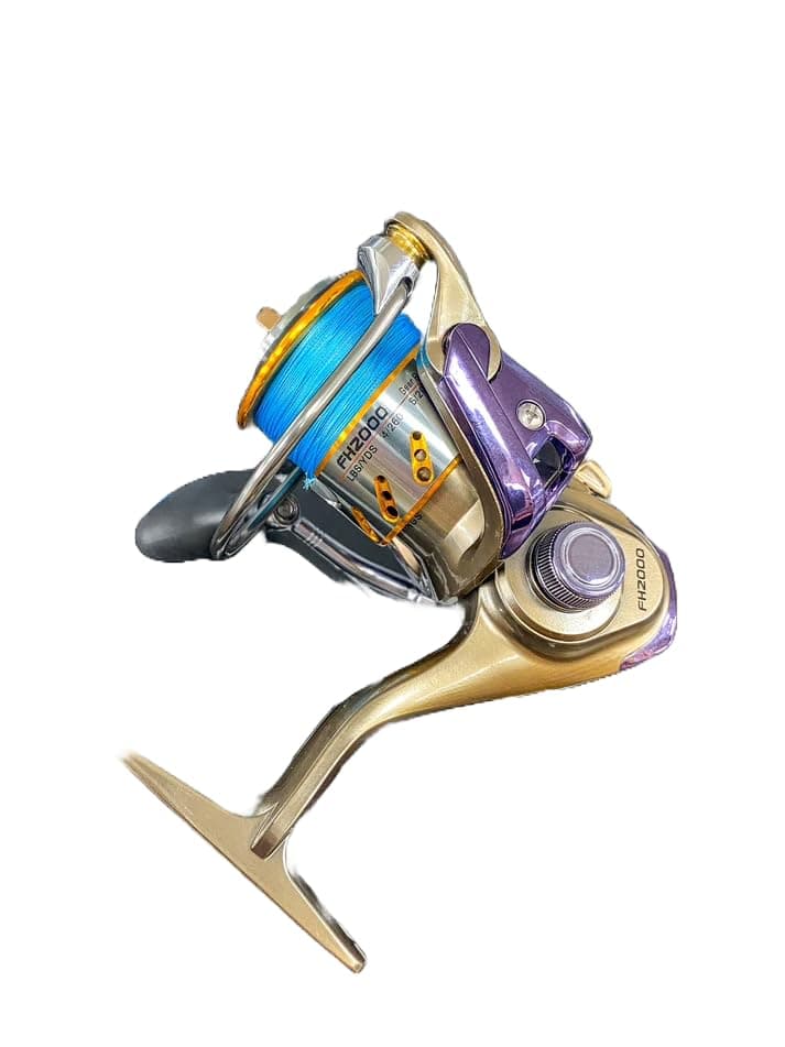 Fish Hawk Reel, Designed for The Fish Hawk Blow Gun, 2000 Series Reel with 30lbs of Slick Braided line