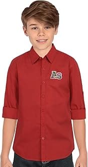 Allen Solly Boy's 100% Cotton Regular Fit Shirt