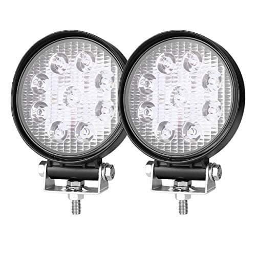 LE 4 Inch LED Work Light Bar, 27W 6000K, Spotlight, Daylight White, IP67 Waterproof, Driving Light for Truck, Car, ATV, SUV, Jeep, Boat and more, Pack of 2