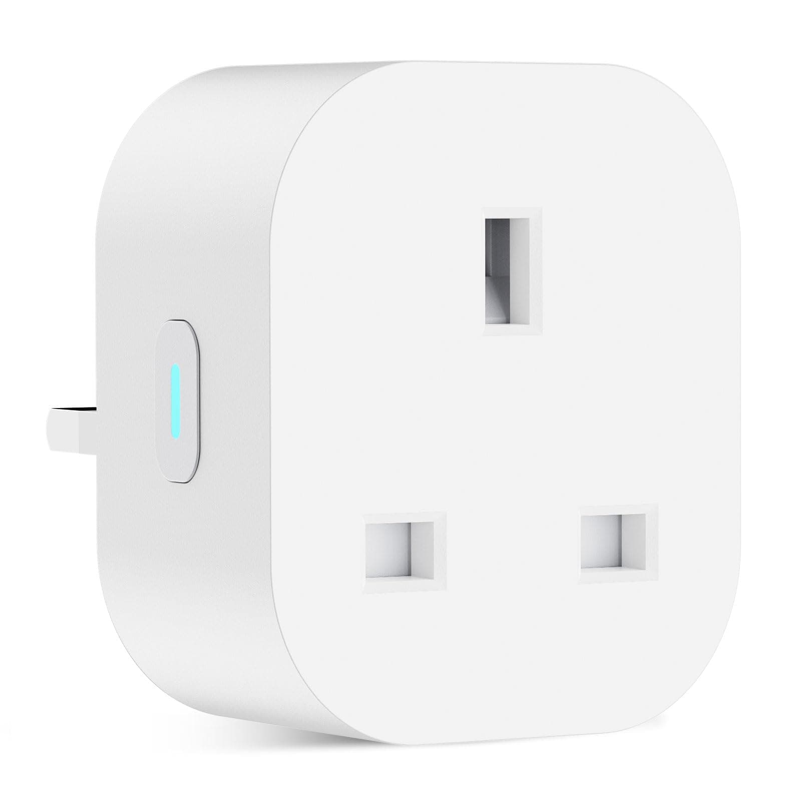 EIGHTREE Smart Plug That Work With Alexa & Google Home, Smart Home Smart Socket with Energy Monitoring, Remote Control, Timer & Schedule Function, 2.4Ghz Wi-Fi Only, No Hub Required, 1 Pack