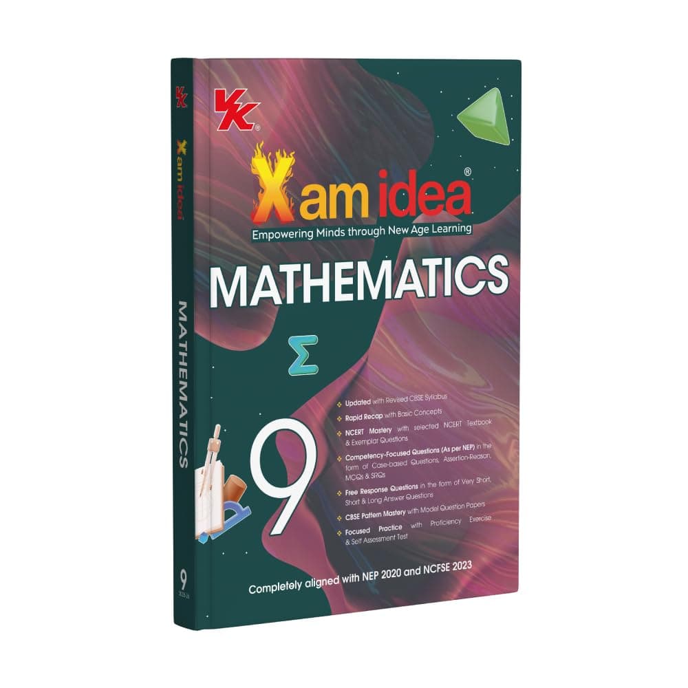 Xamidea Xam idea Mathematics Class 9 Book | CBSE Board | Chapterwise Question Bank | Based on Revised CBSE Syllabus | NCERT Questions Included | 2023-24 Exam