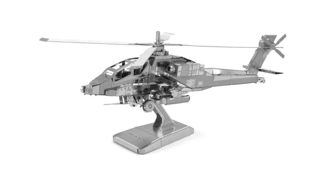 AH-64 Apache, 3D Laser Cut Model