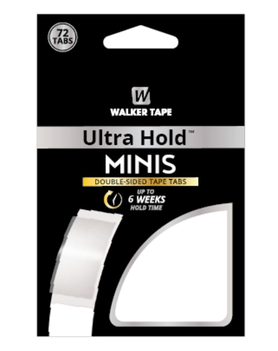 Walker Ultra Hold Mini Tab, Double Sided Tape, 72 tabs/pack, 2PK