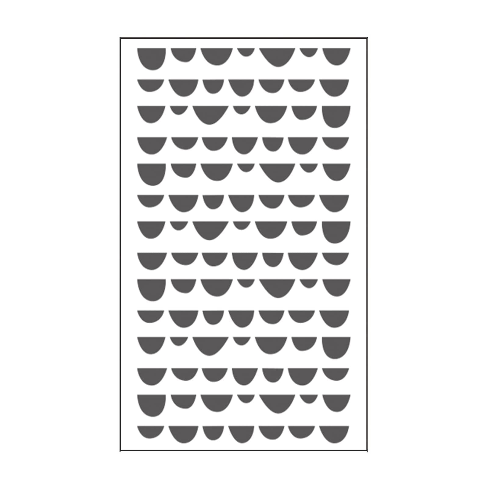 Vaessen Creative Mini Embossing Folder, Pebbles, for Adding Texture and Dimension to Scrapbook Pages, Cards and Other Papercraft Projects, 3 x 5 inches