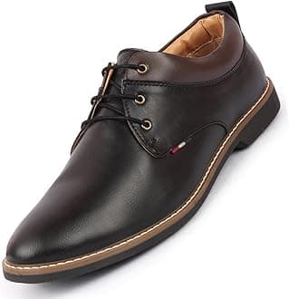 Men's Formal Lace Up Oxford Shoes with TPR Welted Sole