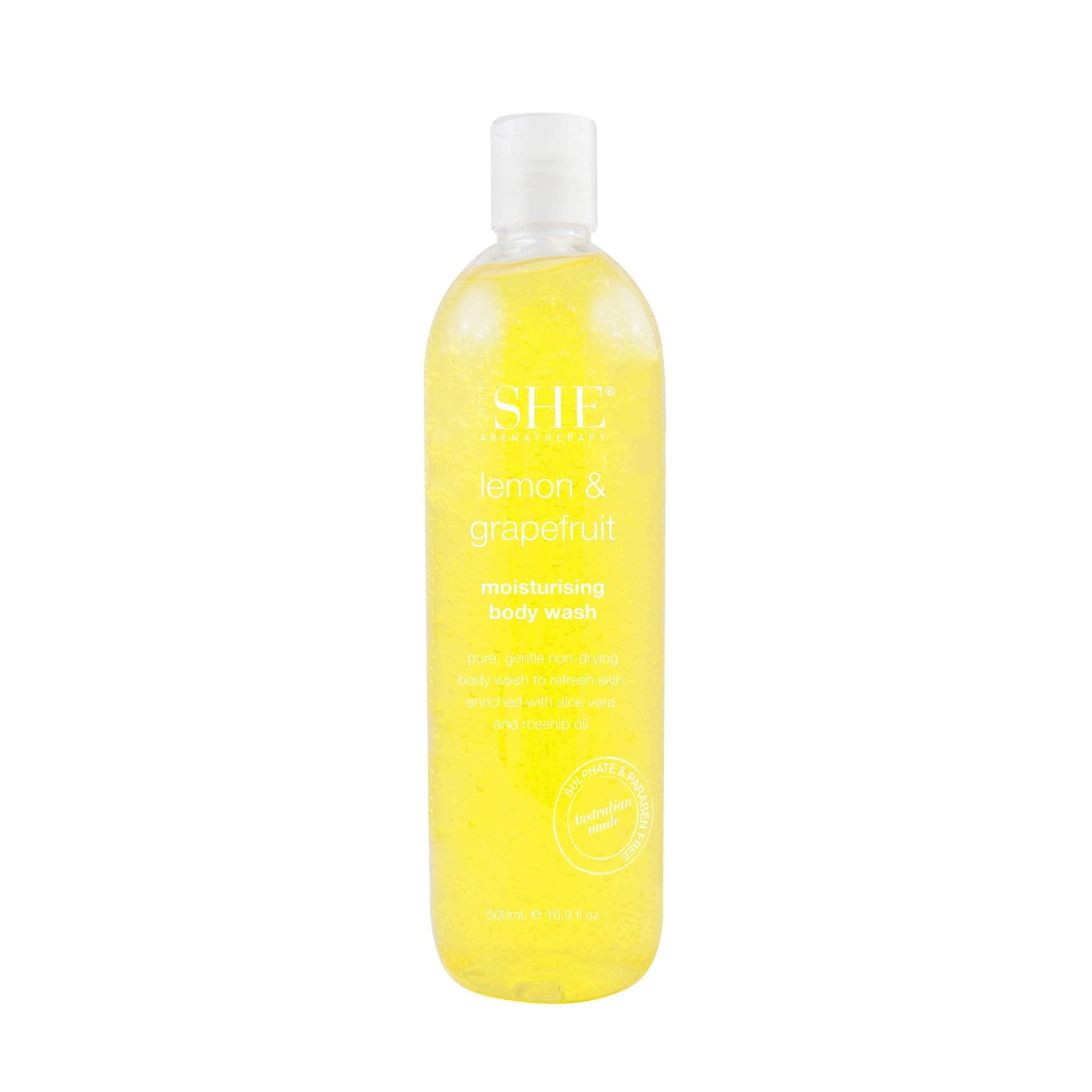 Om She Aromatherapy Lemon & Grapefruit Body Wash
