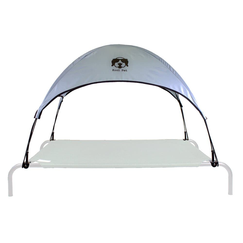Everything Summer Camp Dog Bed Canopy with Adapter - Fits Large Size Coolaroo and Amazon Basics Pet Beds (Bed Sold Separately)