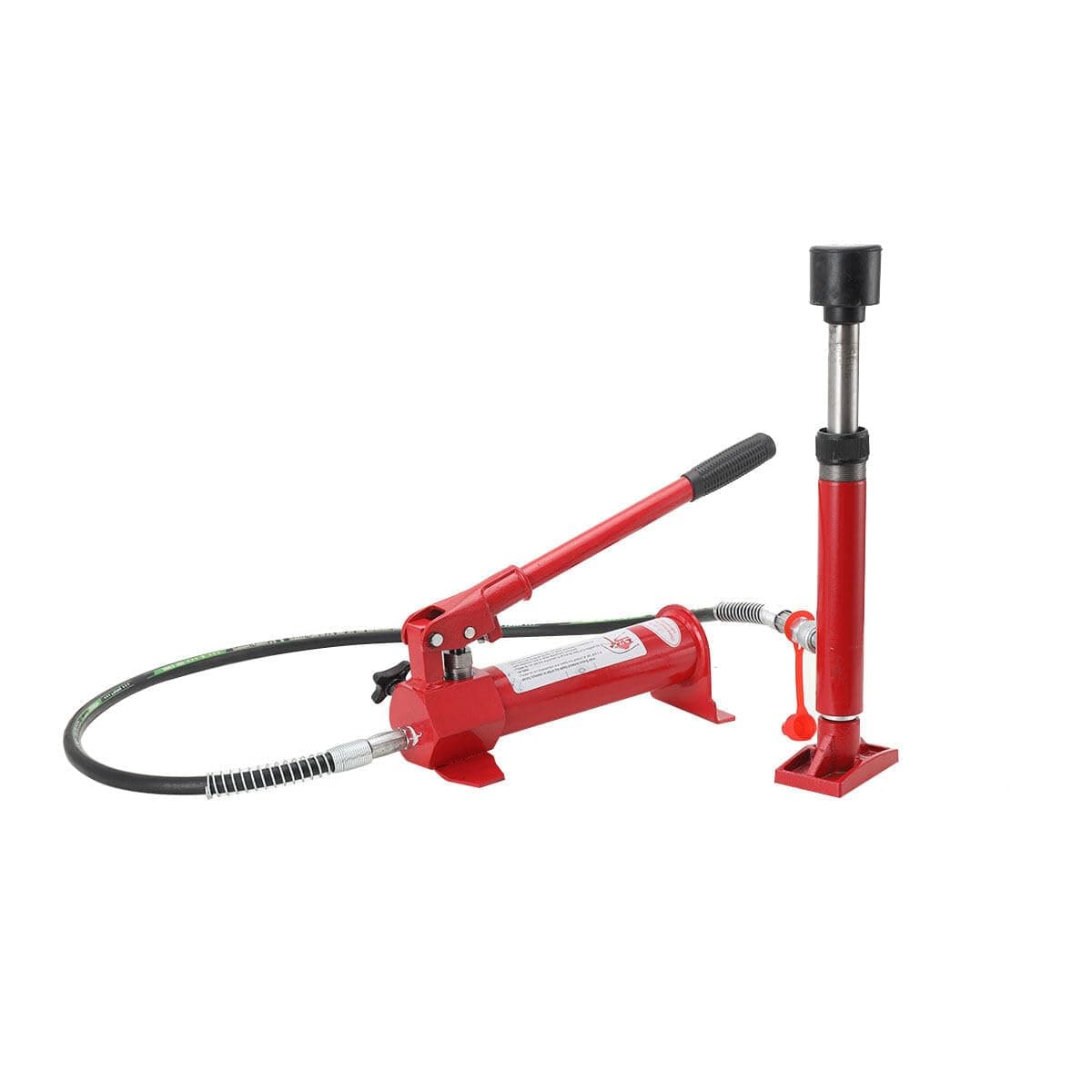 4-Ton Hydraulic Ram Kit, Hydraulic Jack Dent Puller Kit w/Case for Hydraulic Equipment Construction Loadhandler, Auto Car Repair Tool