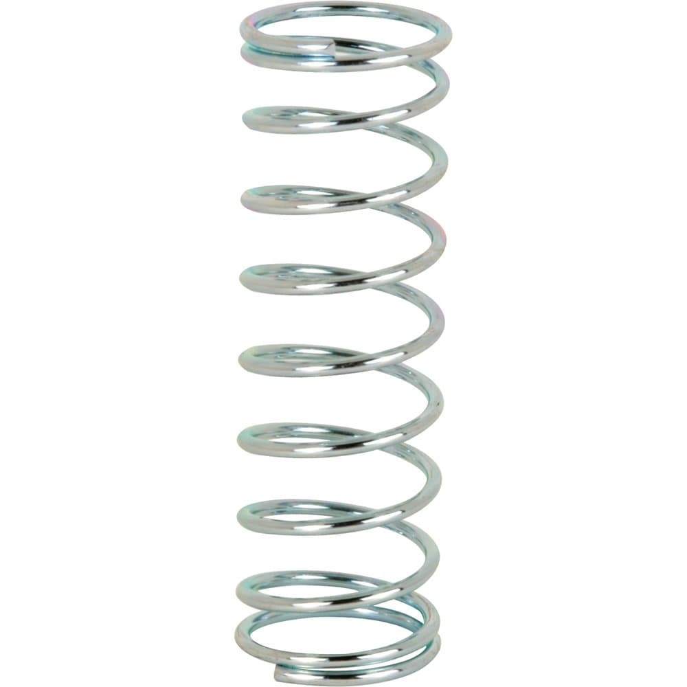 Prime-Line SP 9706 Compression Spring, Spring Steel Construction, Nickel-Plated Finish, 0.041 GA x 1/2 In. x 1-1/2 In. (2 Pack)