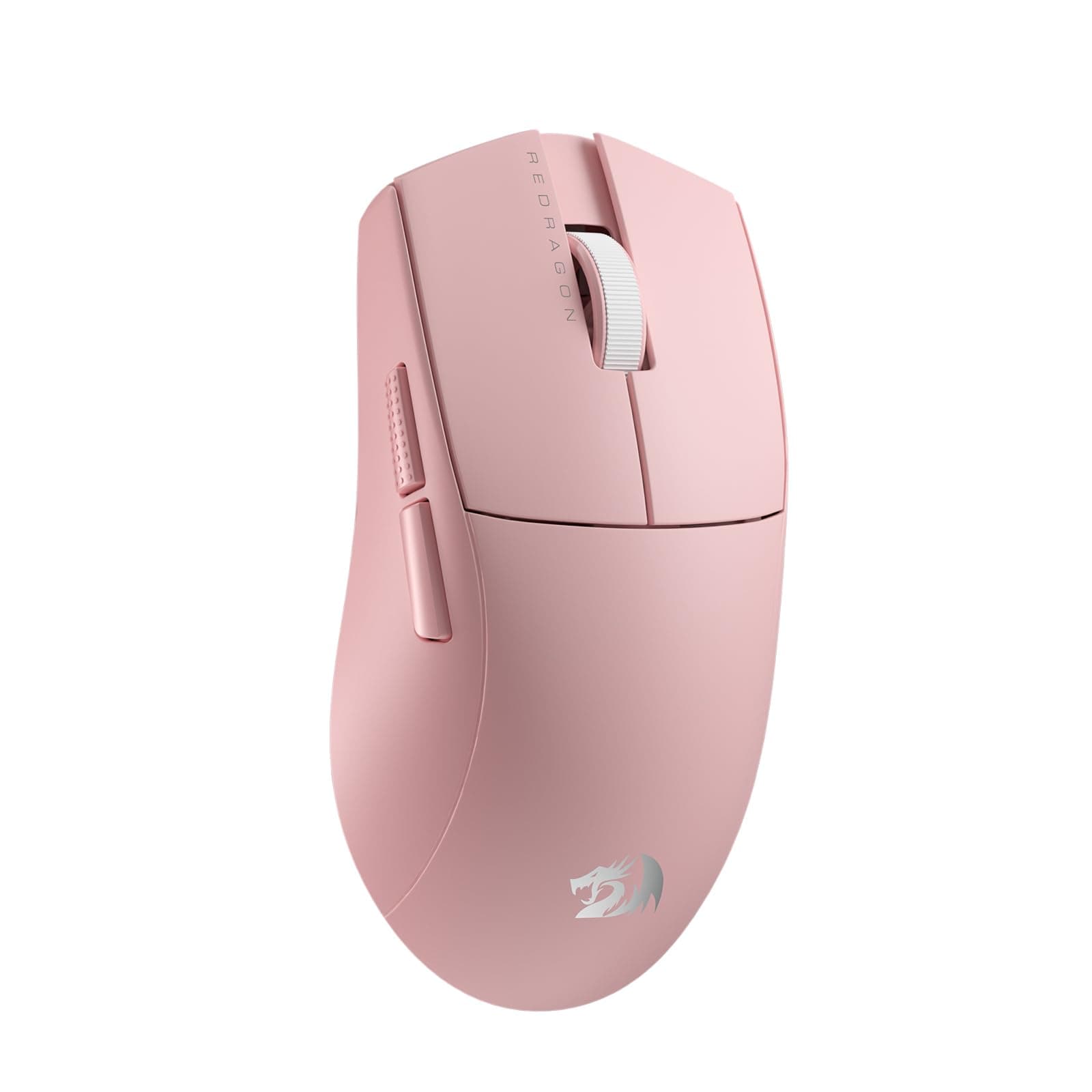 M916 PRO 3-Mode Wireless Gaming Mouse, 49G Ultra-Light 26K DPI Gamer Mouse w/Ergonomic Natural Grip Build, Full Programmable Buttons, Software Supports DIY Keybinds & DPI (1K Hz, Pink)