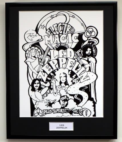 LED ZEPPELIN/PROMO PIC,FRAMED PHOTO