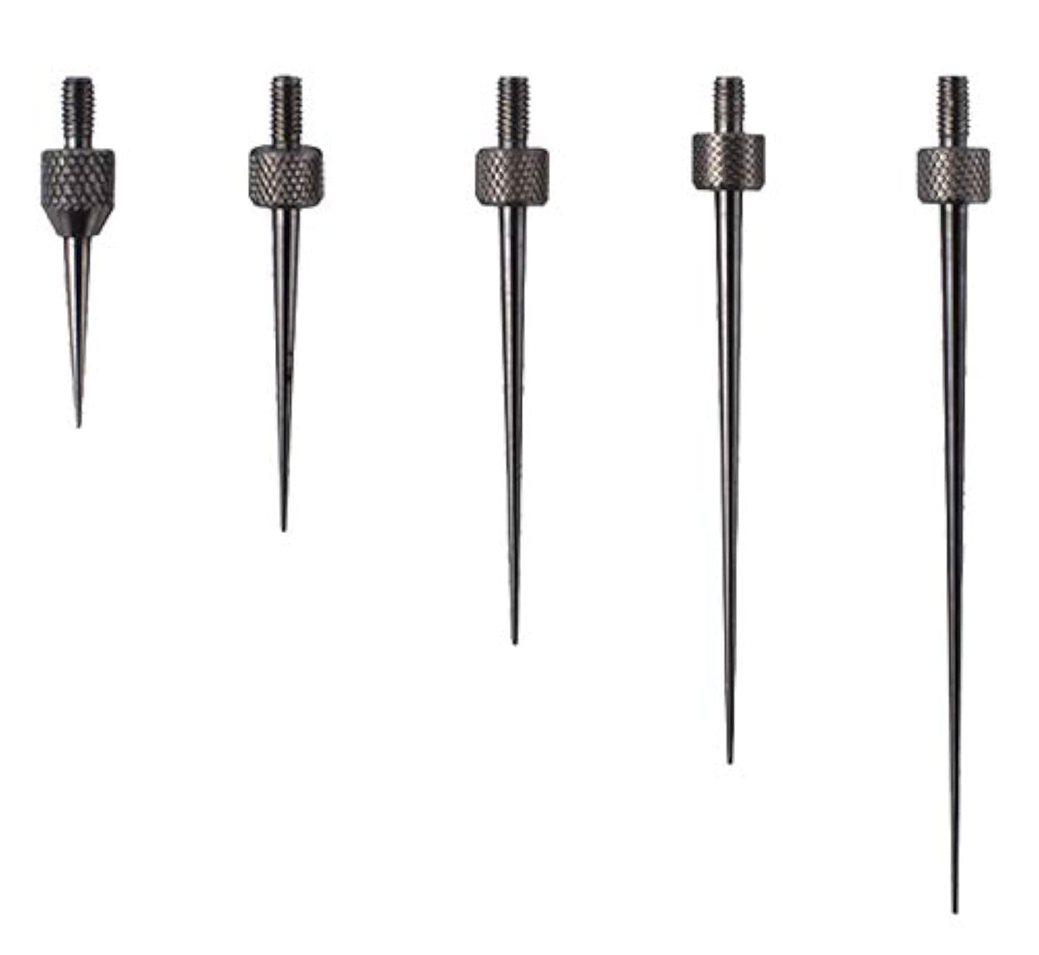 Needle Point Contact Points Set R0.3 for Depth Gauge Dial Indicator M2.5 Thread (13/22/30/40/50 mm Long)