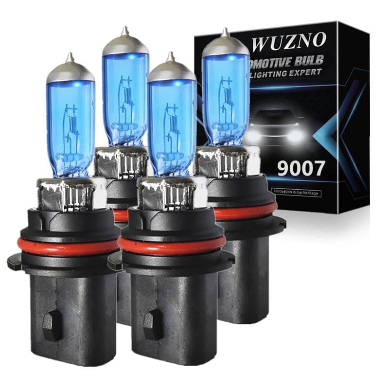 4 Pack 9007/HB5 Halogen Headlight Bulb 12V 65/55W White 5000K Lights Headlamp Bright 9007