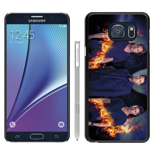 Samsung Galaxy Note 5 Case,Supernatural Black Samsung Galaxy Note 5 Phone Cas...