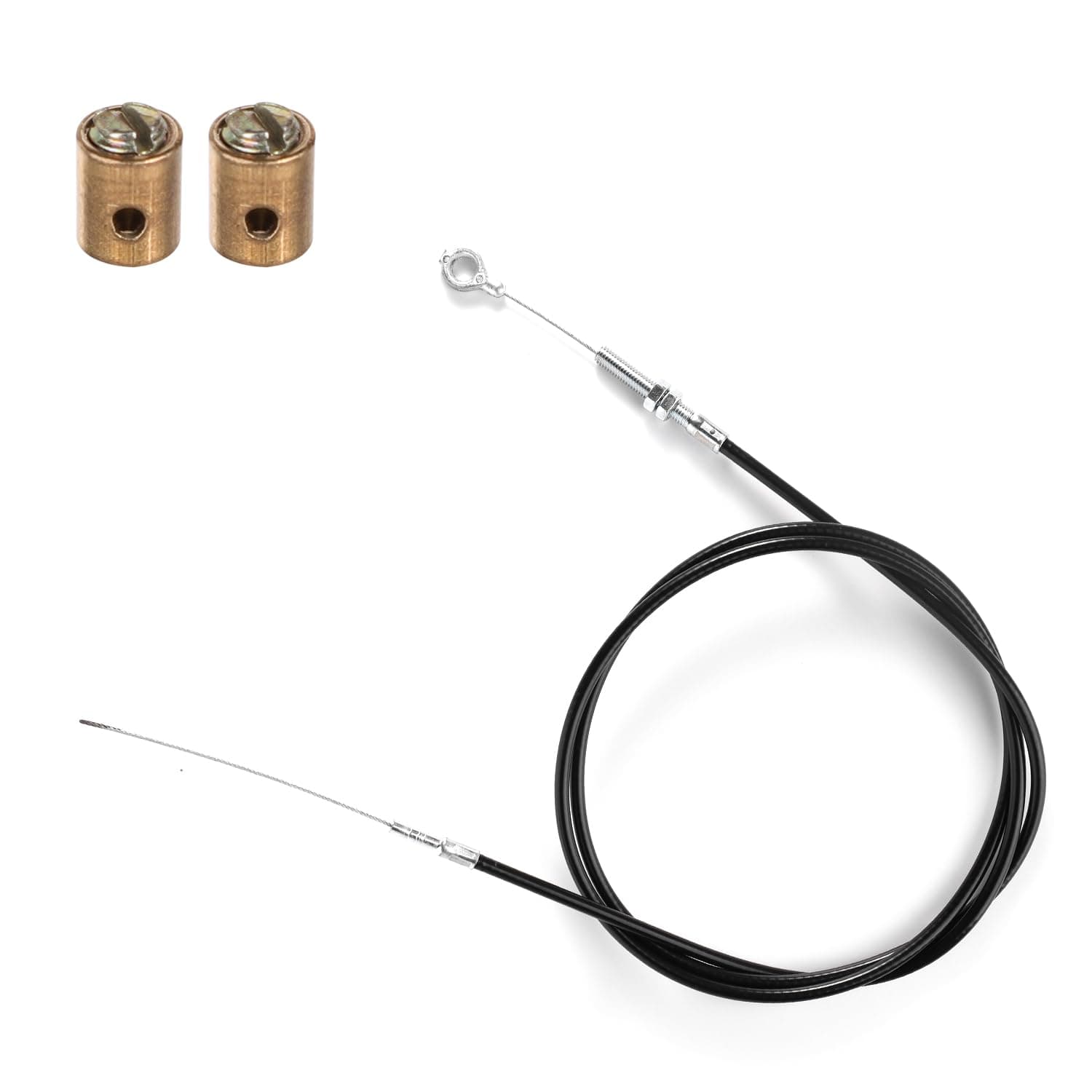 Throttle Cable for Go Kart, 71 Inch Throttle Cable Casing with 2pcs Cable Ends Throttle Cable Repair Kit Compatible with Predator Go Kart 212cc Engine GX160 GX200 Go Cart Accelerator