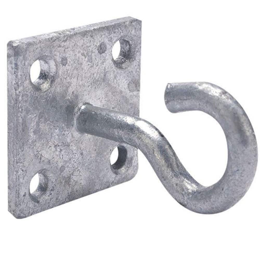 Hardware-Solutions Hook on Plate Galvanised M6 50 x 50