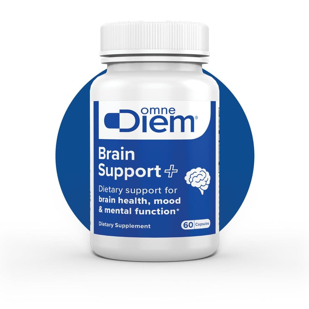 - Omne Diem Brain Support with Cerenx and MecobalActive, 60 Capsules – Dietary Supplement for Brain Health, Mood & Mental Function