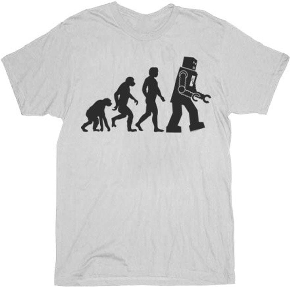 The Big Bang Theory Robot Evolution T-Shirt Tee