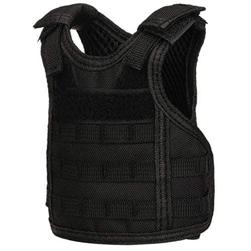 CyberDyer Beer Vests Beverage Cooler Tactical Mini Molle Adjustable Beverage Holder for 12oz or 16oz Cans or Bottles
