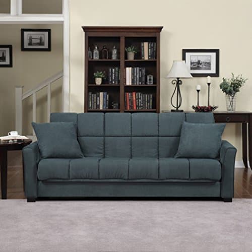 Baja Convert-a-couch and Sofa Bed, Multiple Colors (Medium Blue) by Baja