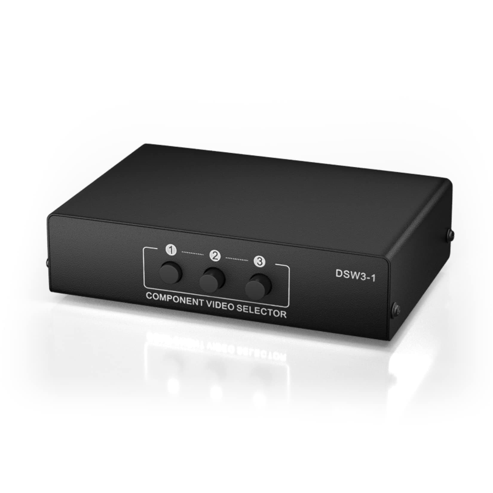 BolAAzuL Component AV Video Switch Box 3 in 1 Out, 3 Port 5 RCA YPbPr Cable RGB Component AV Switcher Selector Converter 3-Way Plug & Play for Retro Gaming PS2 Wii Xbox DVD Player TV