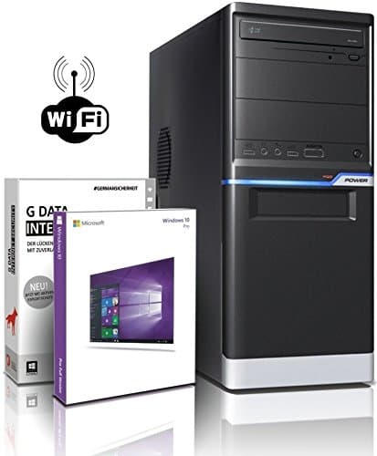 shinobee Gaming PC Computer Tower Quad Core Windows 10 Pro/AMD A10-7850K 4x 4.0 GHz / 16GB DDR3 / 1TB HDD / 4 GB Radeon R7000 / WiFi/DVD±RW Burner/Free Office Suite #5375