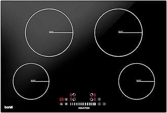 Baridi 77cm Built-In Induction Hob with 4 Cooking Zones, 7200W, Boost Function, 9 Power Levels, Touch Control & Timer, Hardwired - DH179